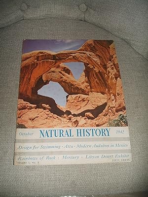 Seller image for Natural History Magazine for October 1942 // The Photos in this listing are of the book that is offered for sale for sale by biblioboy