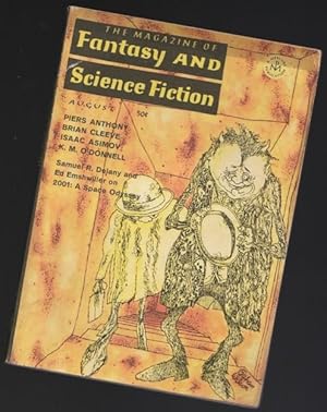 Imagen del vendedor de The Magazine of Fantasy and Science Fiction August 1968,- "SOS The Rope"; "The Twelfth Bed"; "Death to the Keeper"; "Soldier Key"; ++ a la venta por Nessa Books