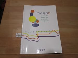 Imagen del vendedor de Managerie, Bd.1 Systemisches Denken und Handeln im Management. Erstes Jahrbuch a la venta por Antiquariat im Kaiserviertel | Wimbauer Buchversand