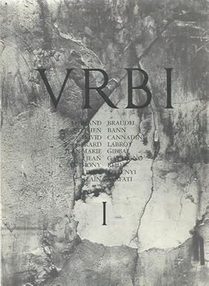 Bild des Verkufers fr VRBI, Arts, histoire, ethnologie des villes. zum Verkauf von nika-books, art & crafts GbR