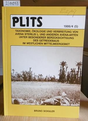 Bild des Verkufers fr Taxonomie, kologie und Verbreitung von Avena sterilis L. und anderen Avena-Arten unter besonderer Bercksichtigung des Getreidebaus im westlichen Mittelmeergebiet. zum Verkauf von Versandantiquariat Trffelschwein