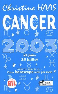 Cancer 2003 - Christine Haas