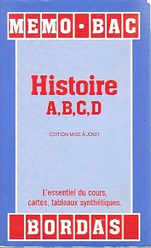 Bild des Verkufers fr Histoire Terminales A,B,C,D - Anne-C?cile Sibout zum Verkauf von Book Hmisphres