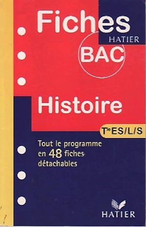 Histoire Terminales ES, L, S - Elisabeth Brisson