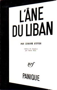 Seller image for L'?ne du Liban (Le gouffre) - Edward Atiyah for sale by Book Hmisphres