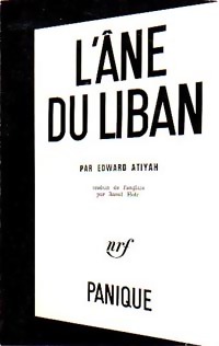 Immagine del venditore per L'?ne du Liban (Le gouffre) - Edward Atiyah venduto da Book Hmisphres