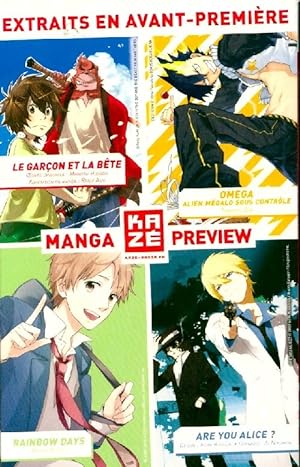 Manga preview janvier-f?vrier 2016 - Collectif
