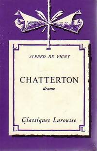 Image du vendeur pour Chatterton - Alfred De Vigny mis en vente par Book Hmisphres