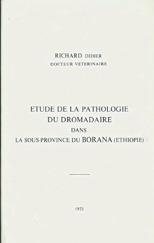 Etude de la pathologie du dromadaire dans la sous-province du Borana - Didier Richard