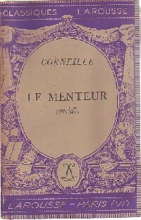 Image du vendeur pour Le menteur - Pierre Corneille mis en vente par Book Hmisphres