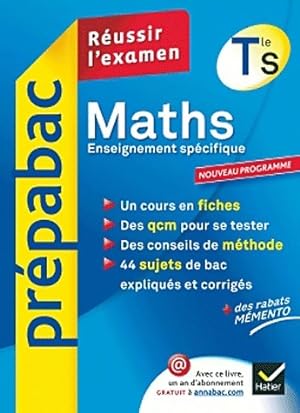 Maths Terminale S : enseignement sp?cifique - Franck Ellul