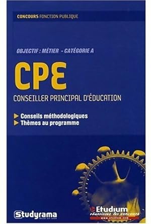 CPE. Conseiller Principal d'Education, catégorie A - Collectif