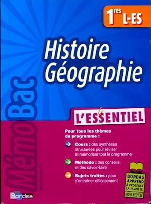 Histoire-G ographie Premi res L, ES - Marc Alibert