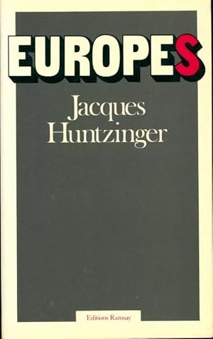 Seller image for Europes - Jacques Huntzinger for sale by Book Hmisphres