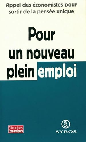 Pour un nouveau plein emploi - Collectif