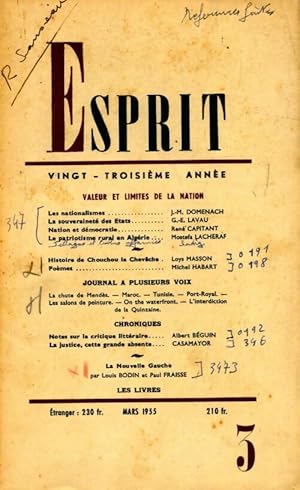 Esprit n?224 : Valeur et limites de la nation - Collectif