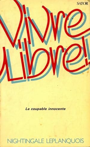 Seller image for Vivre libre - Rita Nightingale for sale by Book Hmisphres