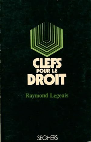 Image du vendeur pour Clefs pour le droit - Raymond Legeais mis en vente par Book Hmisphres