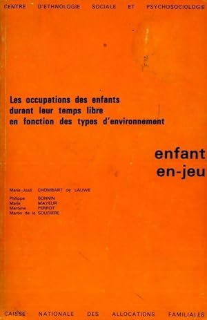 Les occupations des enfants durant leur temps libre en fonction des types d'environnement - Colle...