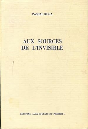 Bild des Verkufers fr Aux sources de l'invisible - Pascal Ruga zum Verkauf von Book Hmisphres