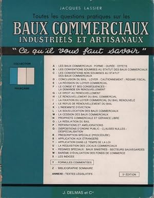 Baux commerciaux industriels et artisanaux - Jacques Lassier