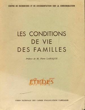 Les conditions de vie des familles - Collectif