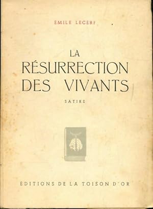 Seller image for La r?surrection des vivants - Emile Lecerf for sale by Book Hmisphres