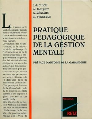 Pratique p?dagogique de la gestion mentale - Collectif