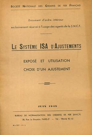 Le syst?me ISA d'Ajustements - Collectif