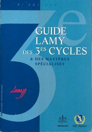 Guide Lamy des 3es Cycles et des mast res sp cialis s - Collectif