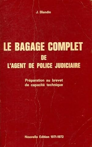 Le bagage complet de l'agent de police judiciaire - Julien Blandin