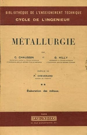 M?tallurgie - C. Chaussin