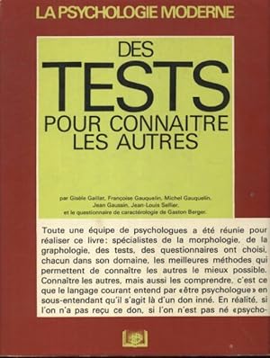 Des tests pour connaitre les autres - Collectif