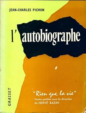 L'autobiographie - Jean-Charles Pichon