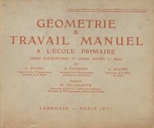 G om trie et travail manuel   l' cole primaire - Collectif