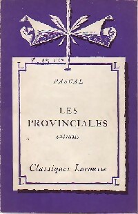 Image du vendeur pour Les provinciales (extraits) - Blaise Pascal mis en vente par Book Hmisphres