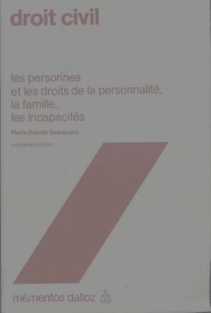 Image du vendeur pour Droit civil - Pierre Dupont Delestraint mis en vente par Book Hmisphres