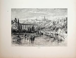Dinan, Bretagne, France, vue ca. 1875