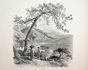 Menton (Alpes-Maritimes), France, vue ca. 1875