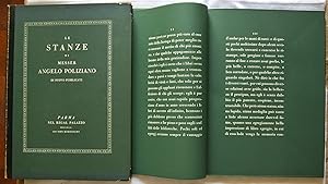 LE STANZE DI MESSER ANGELO POLIZIANO DI NUOVO PUBBLICATE.