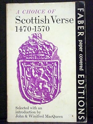 A Choice of Scottish Verse 1470-1570