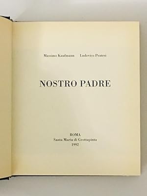 Bild des Verkufers fr Nostro Padre zum Verkauf von Studio Bibliografico Marini