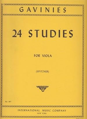 Seller image for 24 Studies for Viola for sale by Hancock & Monks Music