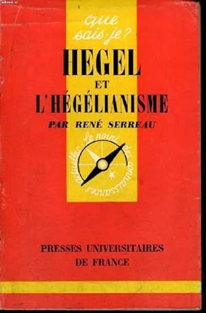 Imagen del vendedor de Que sais-je? N 1029 Hegel et l'hglianisme a la venta por Le-Livre