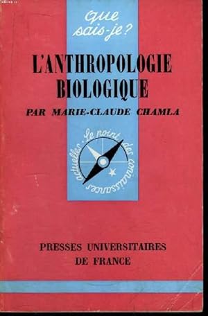 Image du vendeur pour Que sais-je? N 1023 L'anthropologie biologique mis en vente par Le-Livre