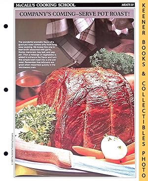 McCall's Cooking School Recipe Card: Meat 20 - Perfect Pot Roast : Replacement McCall's Recipage ...