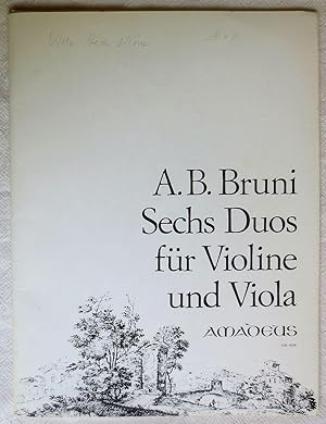 Sechs concertante Duos für Violine und Viola op. post : Partitur