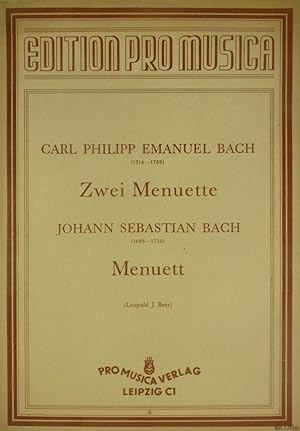 Seller image for Zwei Menuette / Menuett, for sale by Versandantiquariat Hbald