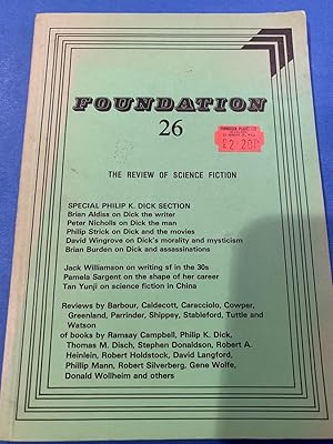 foundation the review of science fiction # 26 special PHILIP K DICK SECTION