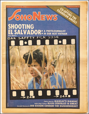 Image du vendeur pour SoHo News, Vol. 8, No. 19 (February 4-10, 1981) mis en vente par Specific Object / David Platzker